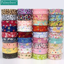 Cotton Printed Bias Tape Single Folded Binding Fabric Tapes for DIY Sewing Accessories Material 25mm x 5m