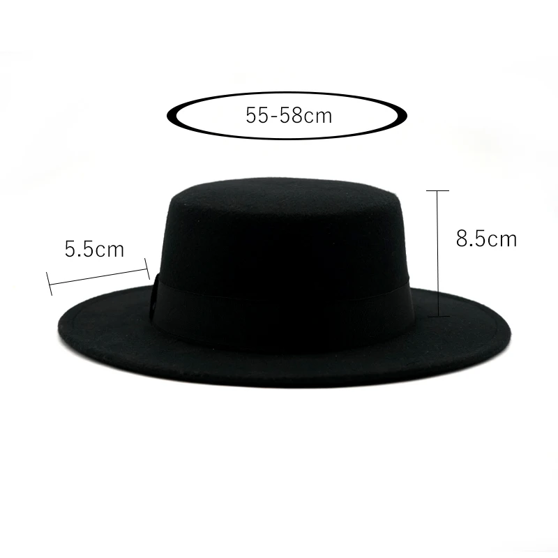 Winter Autumn Imitation Woolen Women Men Ladies Fedoras Top Jazz European American Round Caps Bowler Hats Feminino Gorra