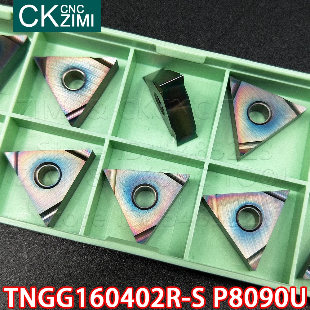 TNGG160402R-S P8090U  TNGG 160402R S P8090U Carbide Inserts slotting Inserts CNC Turning Cutting Tools for Steel stainless steel