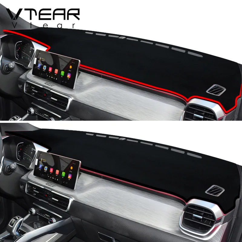 Vtear For Geely Coolray sx11 BelGee X50 interior dashboard cover Non-slip pad Dash mat car styling Carpet accessories parts 2022