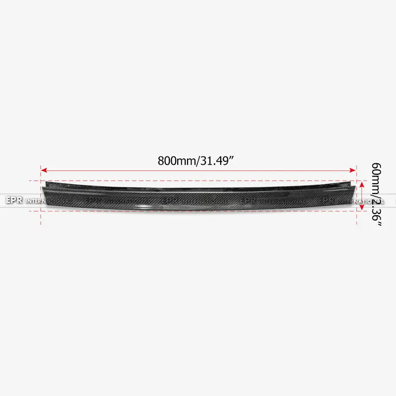 For Honda 96 -01 Integra DC2 Typ-R EP Type Carbon Fiber Rear Spoiler Wing Lip Addon Flap Trim Bodykits