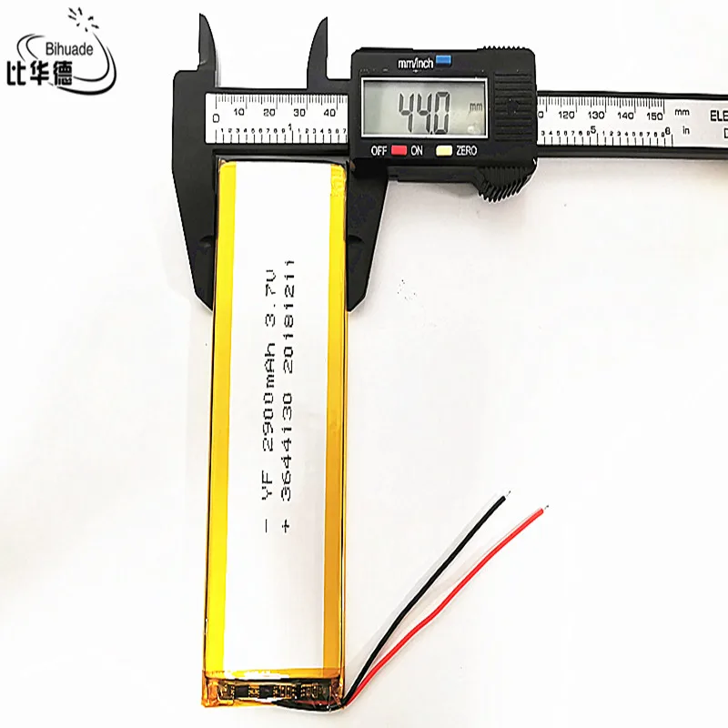良いqulityリットルエネルギーバッテリー 3.7v、 2900mah 3644130 ポリマーリチウムイオン/リチウムイオン電池銀行、gps、mp3 、mp4