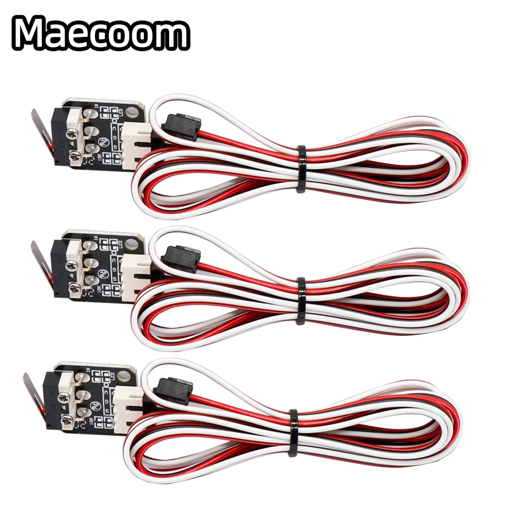 Maecoom 3D Bagian Printer Endstop Mechanical Limit Switches dengan Kabel Endstop Press Switch Module untuk Ender 3 Pro Hotend Kit