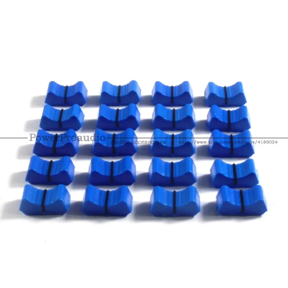 20pcs Mixer fader Slider Fader Knobs replace FOR ALLEN & HEATH XONE 1D 2D 3D 4D 32 62 464 S2 Blue color