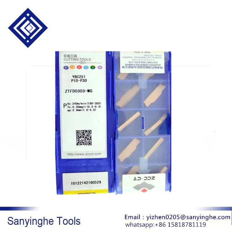 ZTHD0504-MG YBG302 YBG202 YBC251 YBC151 cnc carbide parting & grooving inserts (10pcs/lots )