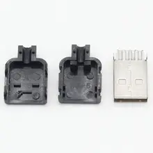 10 DIY USB 2.0 A Male Connectors Sets #4