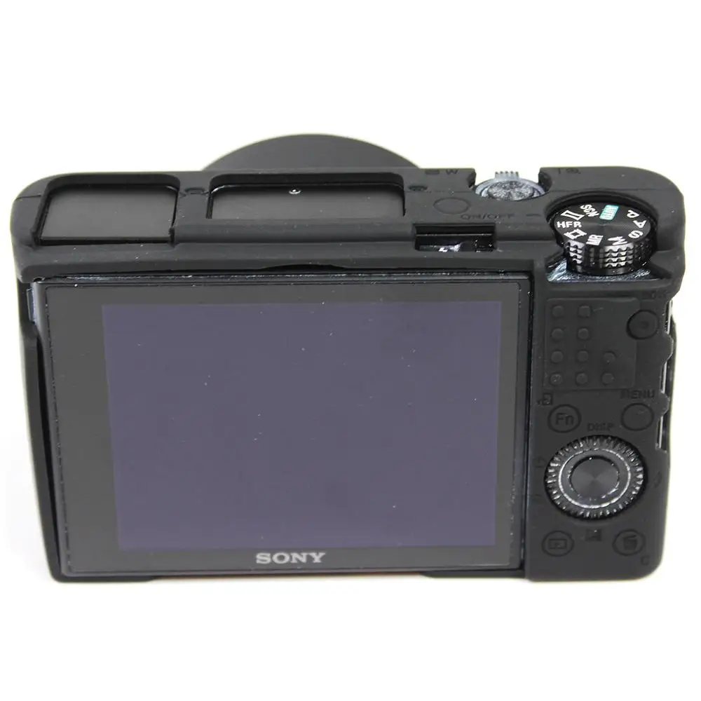 Gumowy silikonowy futerał ochronny Pokrowiec na korpus Miękka torba na aparat do Sony Cyber-Shot RX100 VII RX100M7 Premium Com Frame Skin case