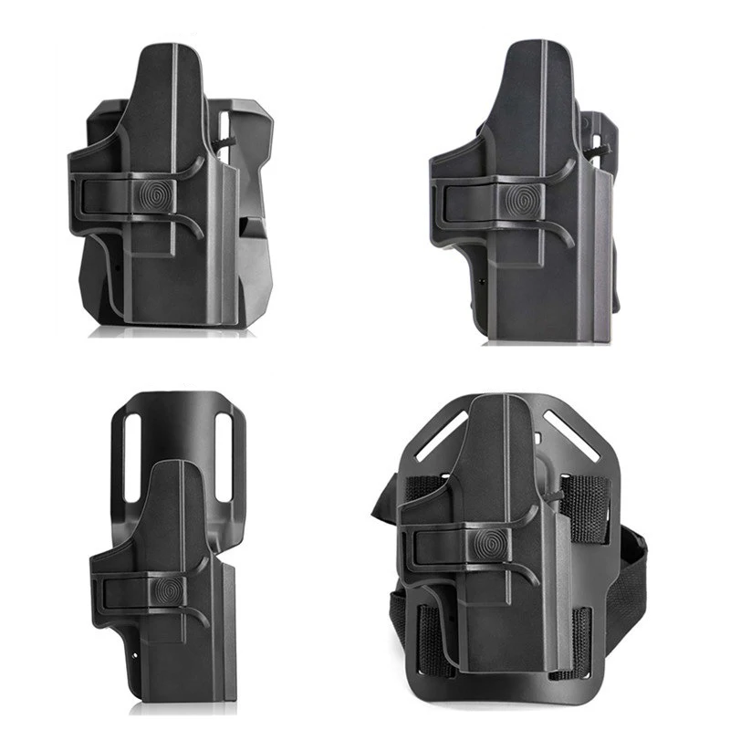 

Tactical OWB Glock 26 27 33 (Gen 1-4) Gun Holster, Paddle Chest Holster Pistol Drop Leg Thgih Holder Case For G26 G27 G33