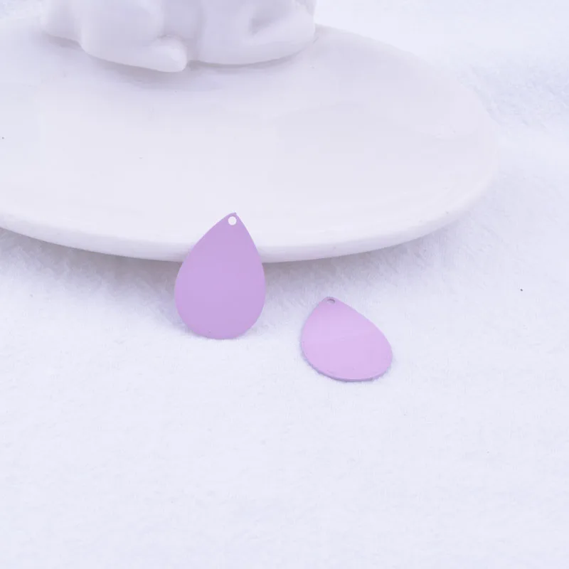 50 Stück AC11330 15*21mm Wassertropfen-Anhänger Schmuckzubehör für Ohrringe für Damen Bijoux – Detail 5