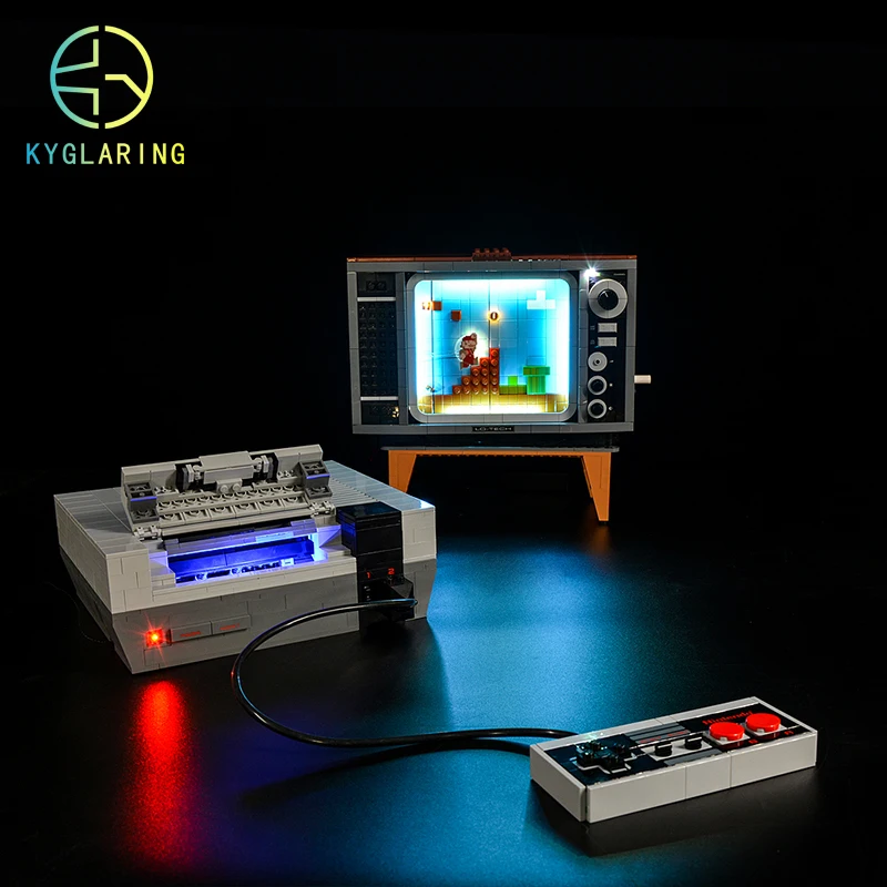 Kyglaring Led Lighting Set DIY Toys For 71374 NES Red And White Machine (Not Included Building Blocks)