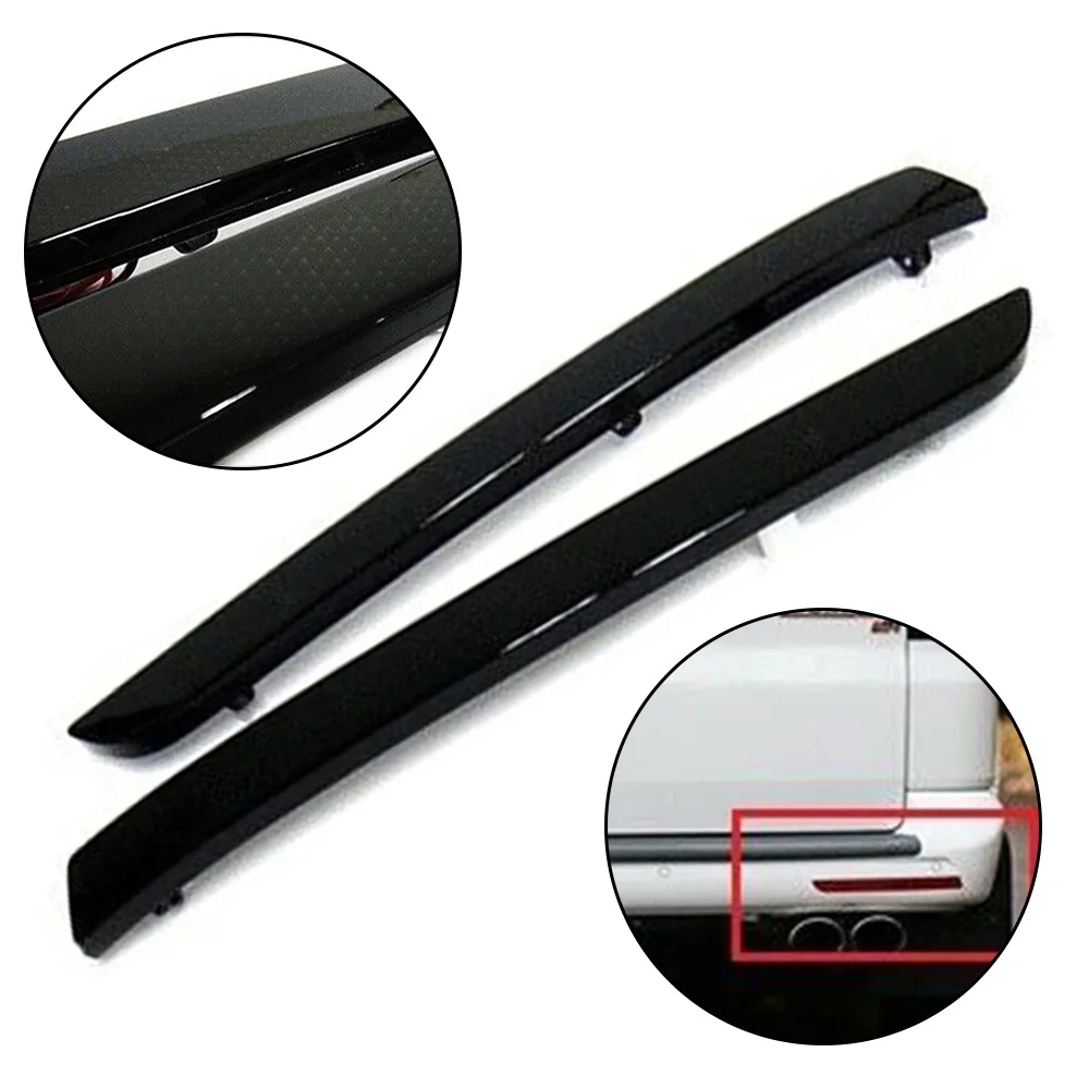 2x For  Transporter T5 2012-16 Black Smoked Rear Bumper Reflector Lamp Left and Right side rear bumper reflector light