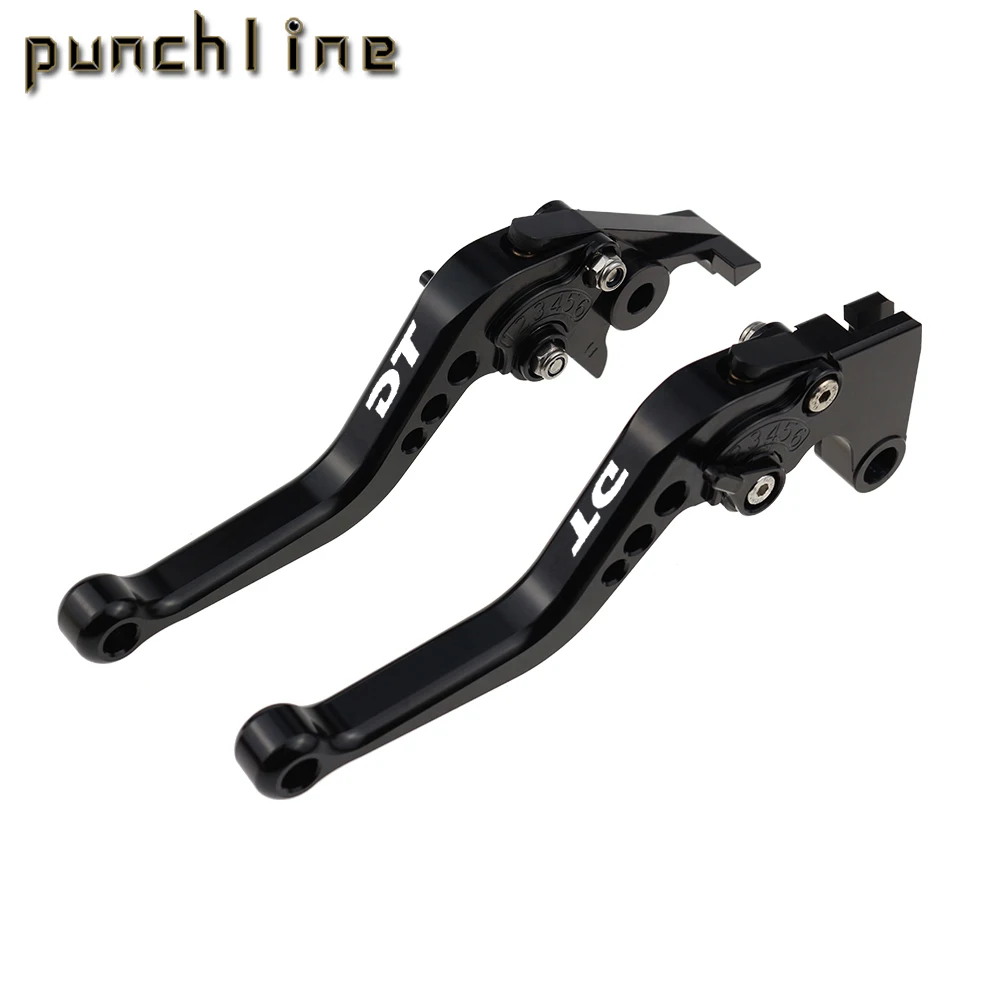 Fit For DT 50 (3MN) DT50R(70K10/70K1A) DT 80 (53V) Motorcycle CNC Accessories Short Brake Clutch Levers Adjustable Handle Set