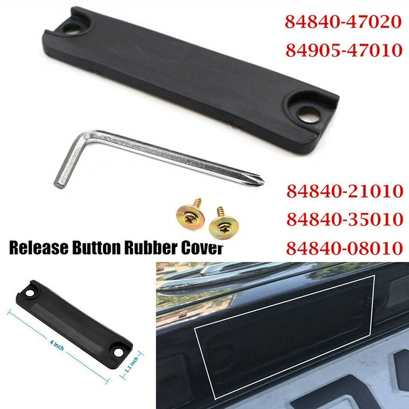 Rear Hatch Liftgate Switch Cover Lid for Toyota Prius 4Runner Scion Camry Lexus Trunk Door Release Fix Kit 84840-21010