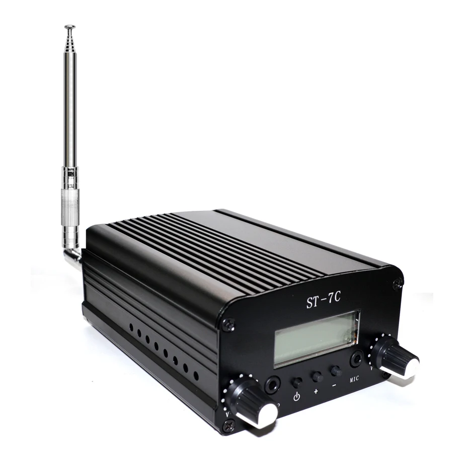 ●ラジオ局ST-7C用fm放送送信機セット ラジオ局ST-7C用fm放送送信機セット,小型アンテナキット付き電源付き
