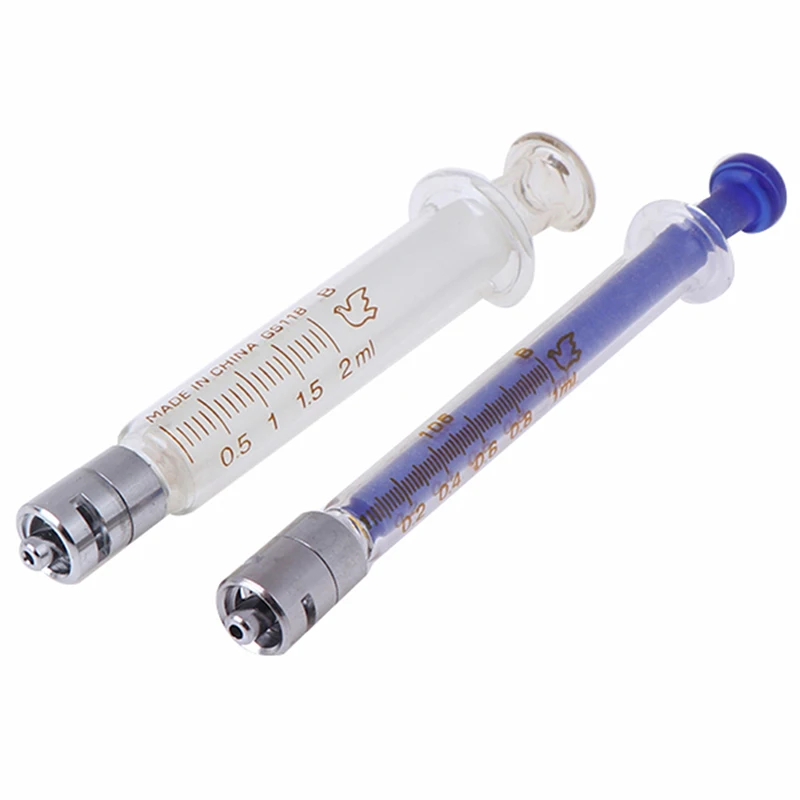Imagem -06 - Seringa de Vidro Luer Lock Seringa de Vidro Pré-cheia ml ml ml 10 ml 20 ml 30 ml 50 ml 100ml