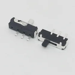 10pcs 3 Pin Mini Slide Switch On-OFF 2Position Micro Slide Toggle Switch Miniature Horizontal Slide Switch  white Micro Limit