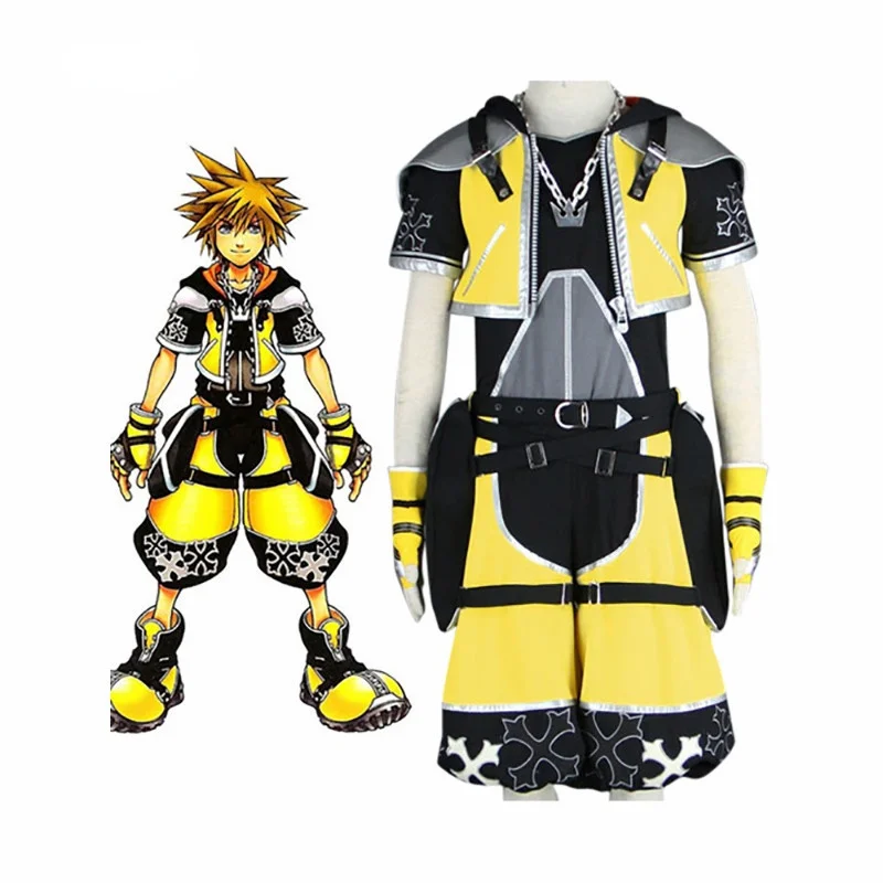 

Anime Adult Halloween Costume Kingdom Hearts Sora Cosplay Costumes For Men Anime Carnival Costume Full Set