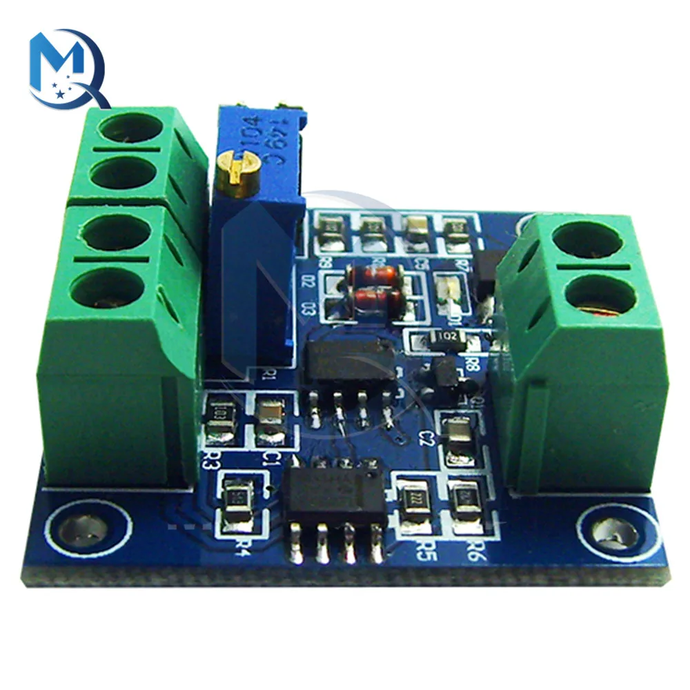 Voltage to PWM Conversion Module 5V-12V Single Chip Embedded Adjustabl Converter Power Board 0-5V/0-10V to 0-100% PWM