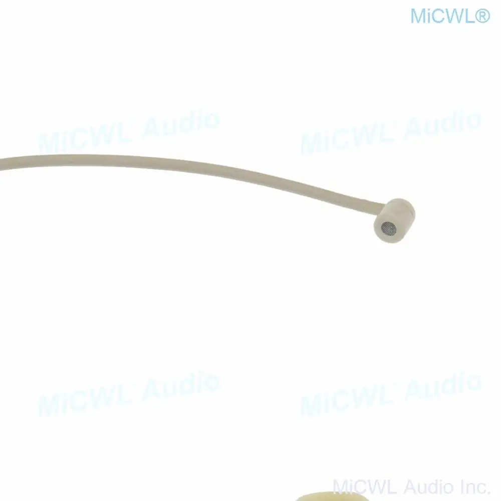 MiCWL-ميكروفون سماعة رأس ، لون بيج ، لسلسلة MiPro action ، ميكروفون لاسلكي أحادي الاتجاه ، TA4F Lock ACT35