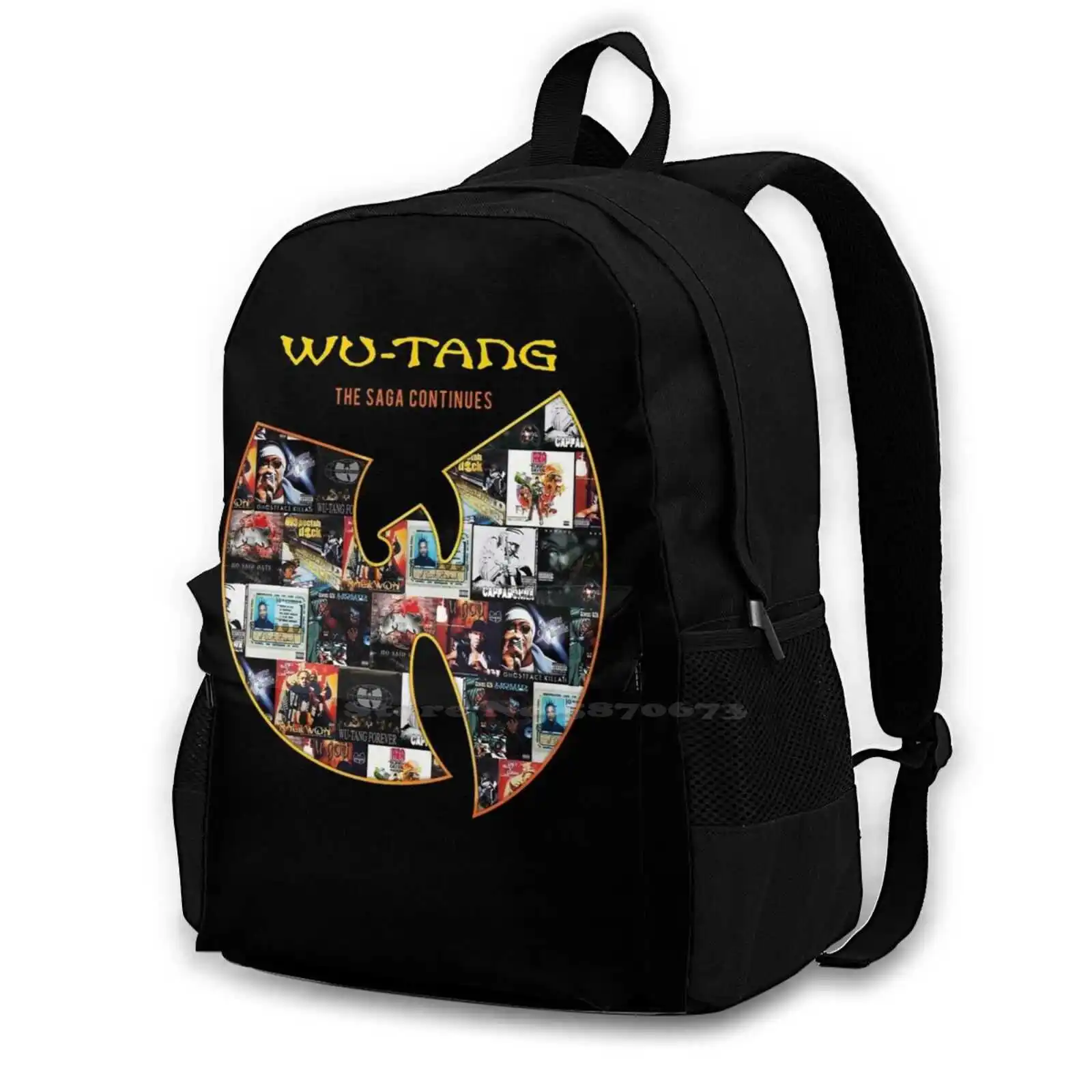 Hip Hop Merchandise 1 Tang-Wu Travel Laptop Bagpack Fashion Bags Tang Rap Clan Hiphop