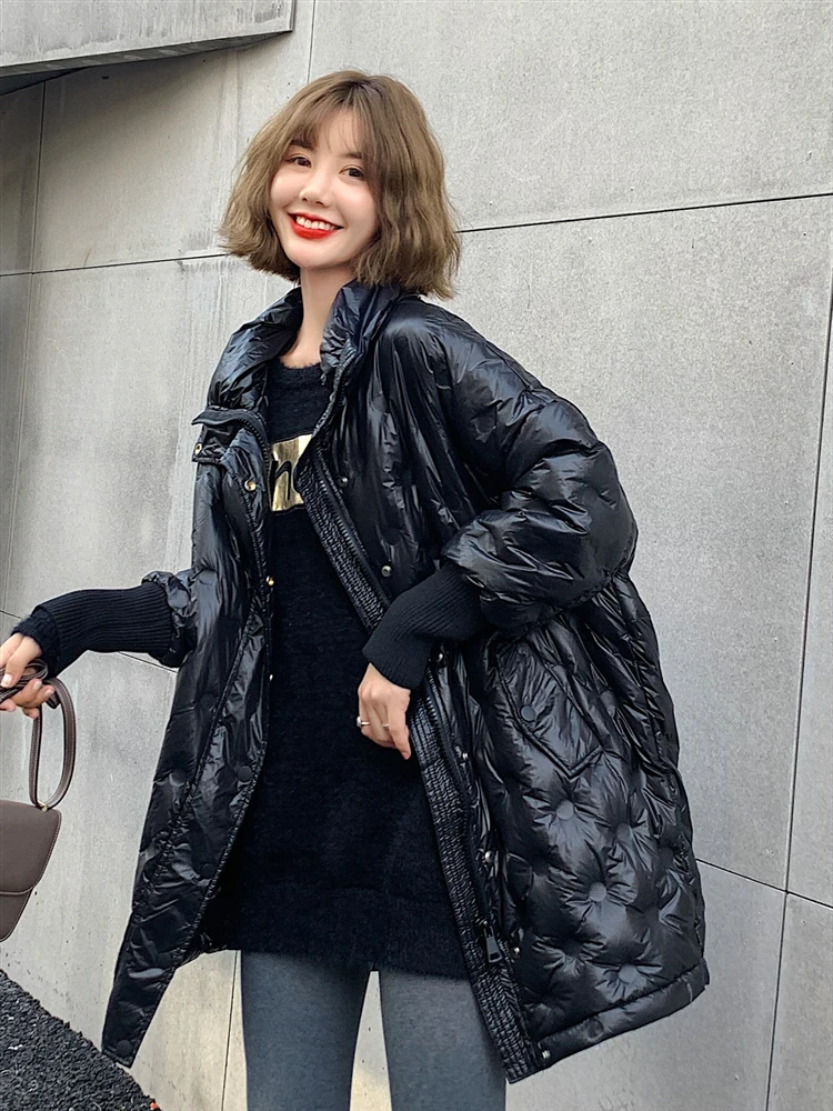 Winter Mantel Weibliche Warme Lange Ente Unten Jacke Frauen Kleidung 2019 Koreanische Elegante Ultra Licht Unten frauen Park Hiver 31318