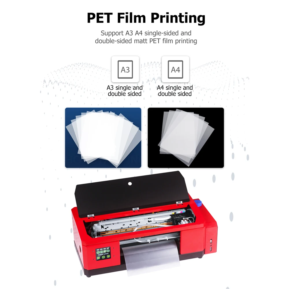 Epson L1800 DTF printer plan free roller and PET Roll FILM R1390 A3 DTF printer T-shirt transfer for Clothes Hoodies Jeans