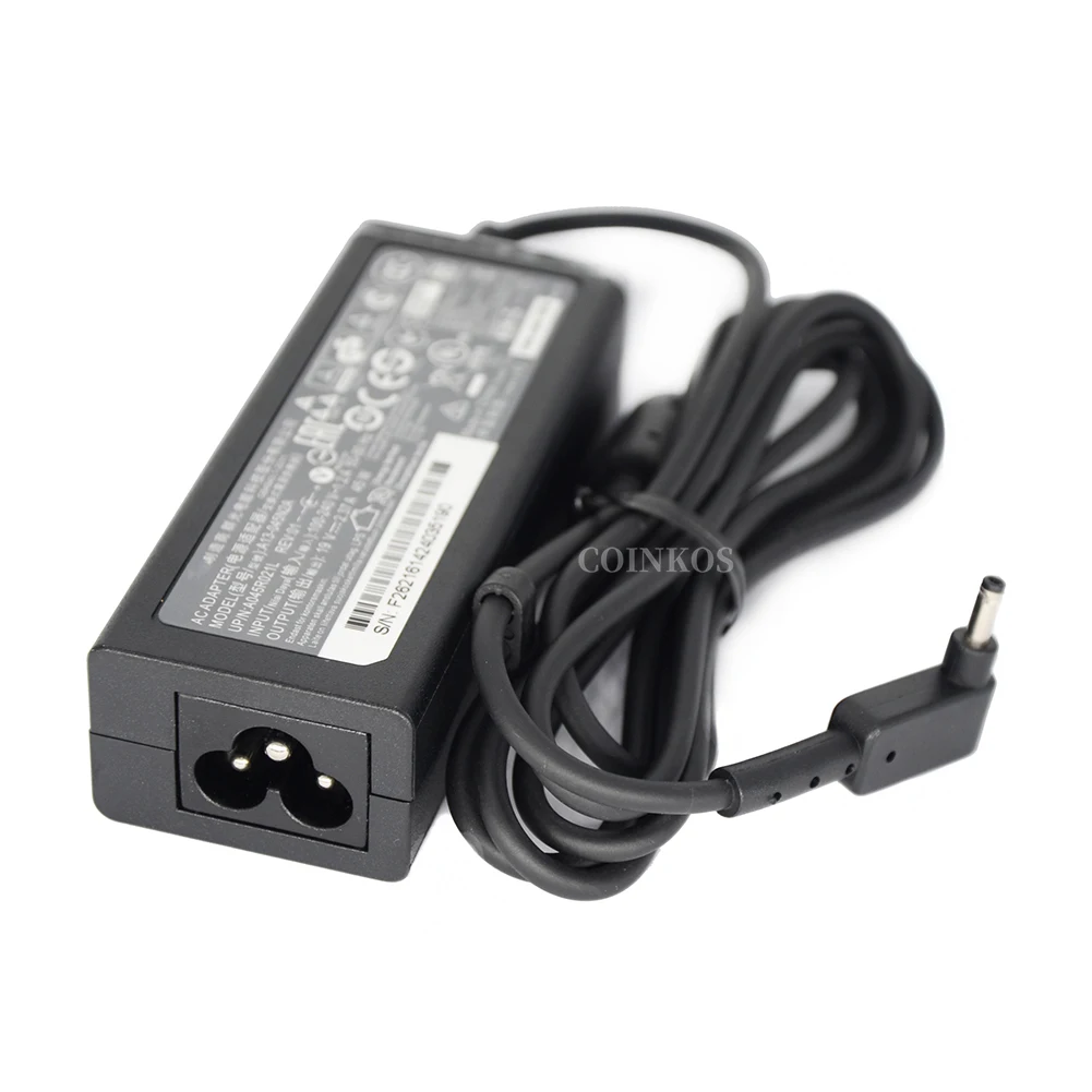 Cargador adaptador de CA de 45W para Acer Chromebook R11 C738T CB3-111-C8UB, Chromebook 11 C810 C910 19V 2.37A fuente de alimentación para ordenador portátil
