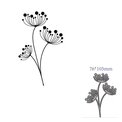 Metallo di taglio muore tagliare morire stampo fiore della decorazione Scrapbook mestiere di carta stampo coltello lama pugno stencil muore