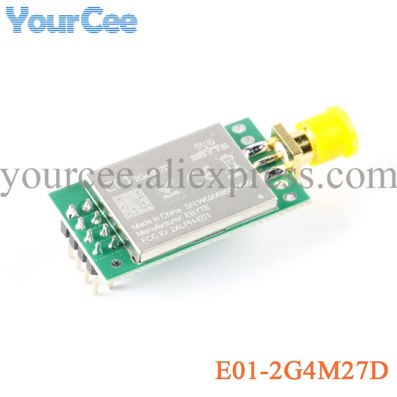 E01-2G4M27D E01-ML01DP5 nRF24L01P nRF24L01 PA LNA Long Range 2.4GHz SPI DIP IoT Wifi Wireless Module