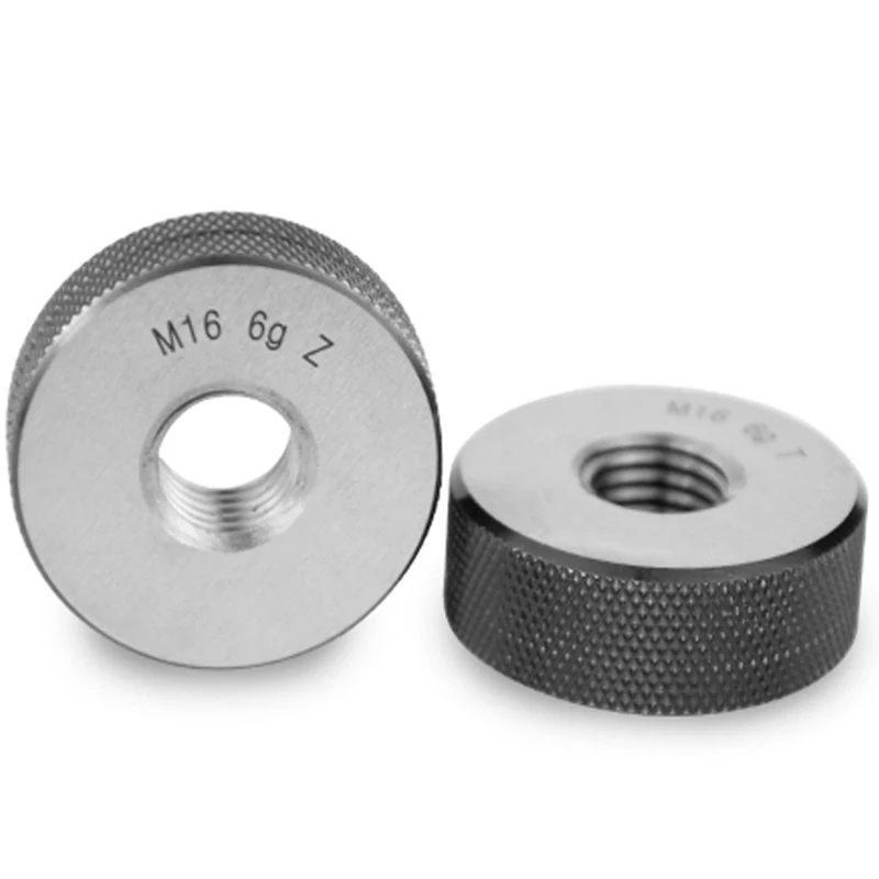 

M10-M20 2pcs/set Thread ring gauge GO/NO GO Gage Metric Gauge Pitch Thread Test Tool 6g M10 M11 M12 M14 M15 M16 M22