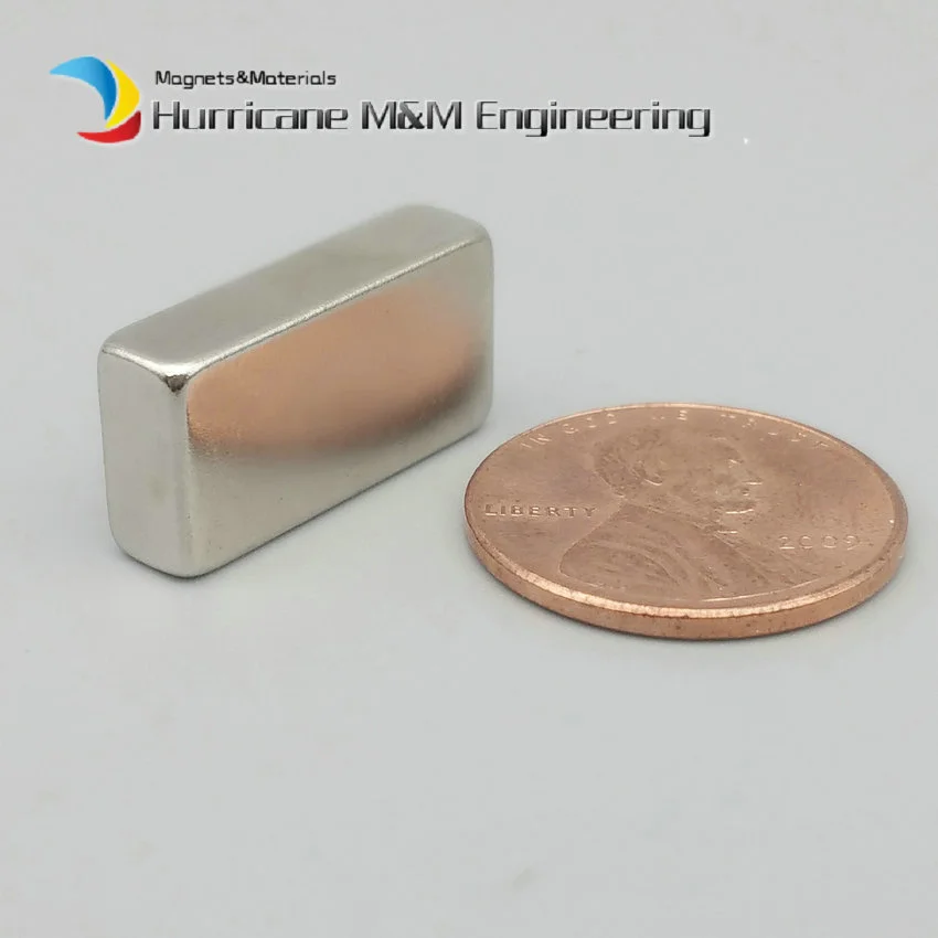 NdFeB Magnet Block 20x10x1 2 3 4 5 8 10 mm  20x10x4 mm Neodymium Permanent Magnets Rare Earth Magnets Grade N42 NiCuNi Plated