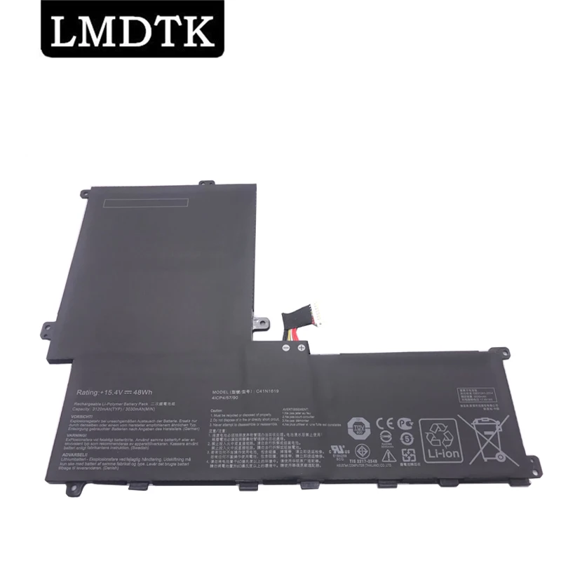 LMDTK New C41N1619 Laptop Battery For ASUS Pro B9440 B9440UA B9440UA-XS74 B9440UA-XS51 B9440UA7200 B9440UA7500 15.4V 48WH