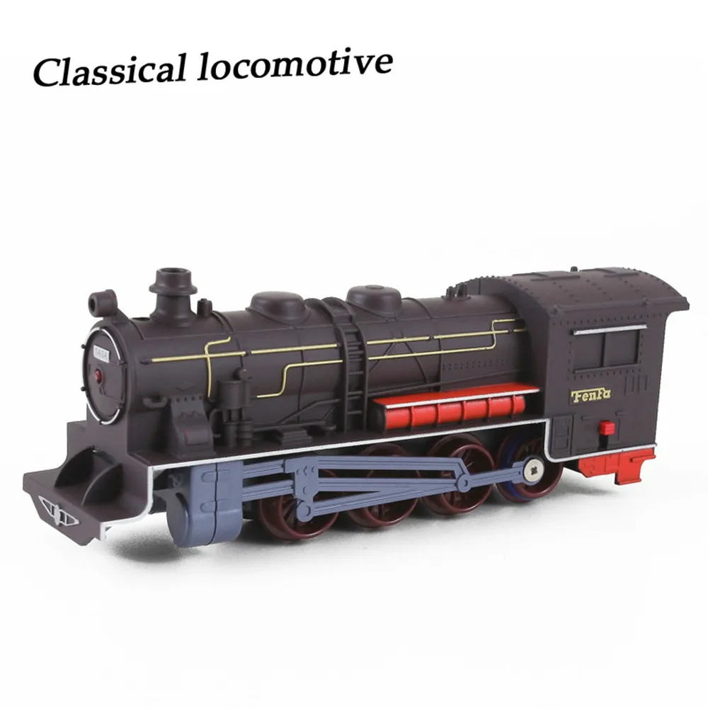 Railway Train Electric Simulation Toy Gifts CRH Modern Classical Locomotive Collection Hobby