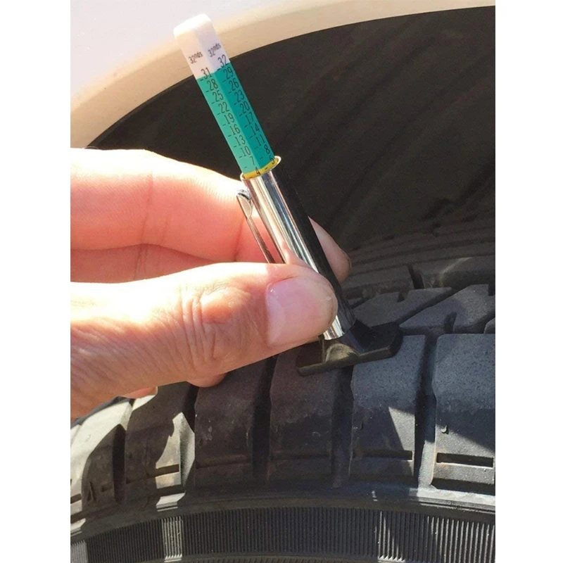 "Medidor de profundidade de pneu,