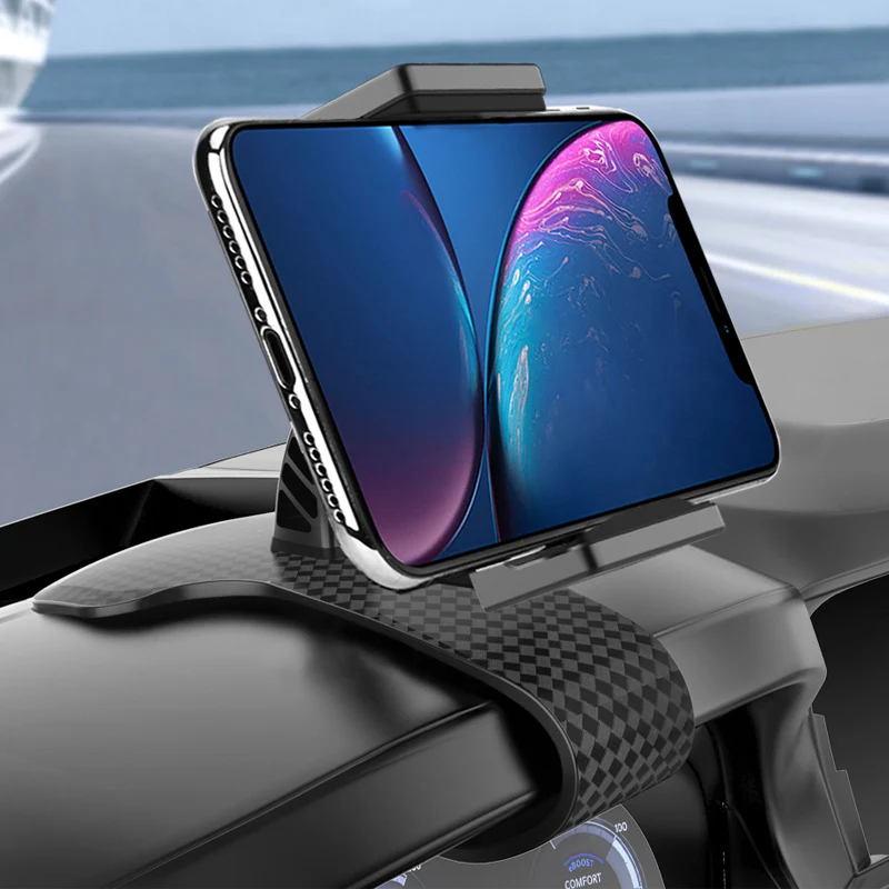 Clip-Grip Cell Phone Car Mount HUD Design Dashboard Universal Smartphone Car Holder | Mobile Clip Stand