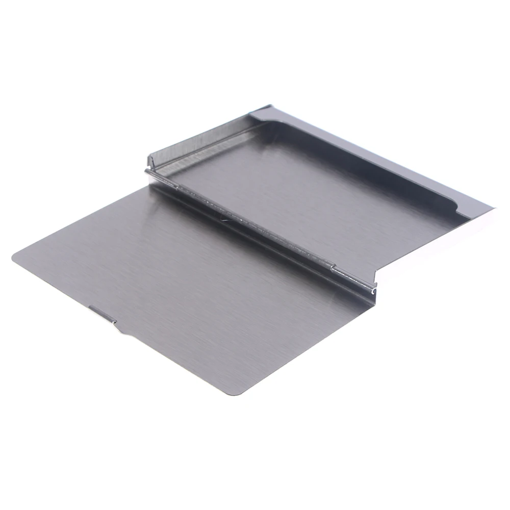 Woman Men Stainless Steel Aluminium Business ID Name Credit Card Holder Case Metal Wallet Office Supplies