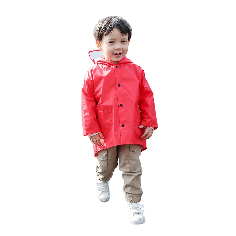 Hot Sale Cute Dinosaur Raincoat Waterproof Children Kids Rain Jacket Boys Girls Rain Coat Outdoor Trench Poncho Student Rainwear