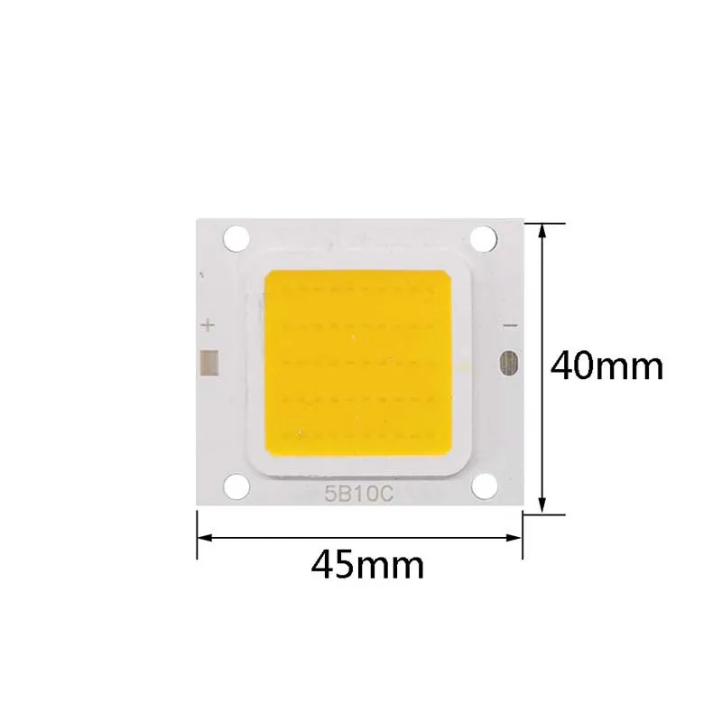 100W 50W 30W 20W 10W DC 9-12V 30-36V COB LED Chip Integrated Matrix Diode Beads DIY Floodlight Spotlight High Power Cool White