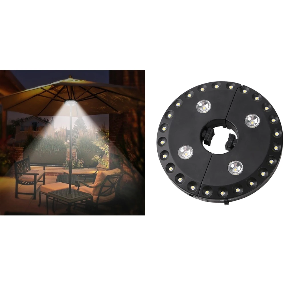 Patio Umbrella Light 3 Lighting Modes Cordless, 4 AA batteries operated (NOT INCLUDED)