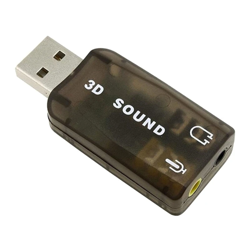 Usb 5.1 사운드 카드 CM108 외부 독립 사운드 카드 드라이브 프리 플러그 앤 플레이