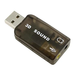 Usb 5.1 Sound Card CM108 External Independent Sound Card Drive-free Plug and Play