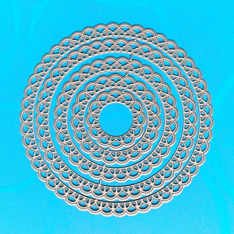 

YINISE Metal Cutting Dies For Scrapbooking Stencils CIRCLE BASIC FRAME Y DIY Paper Album Cards Making Embossing Folder Die Cuts