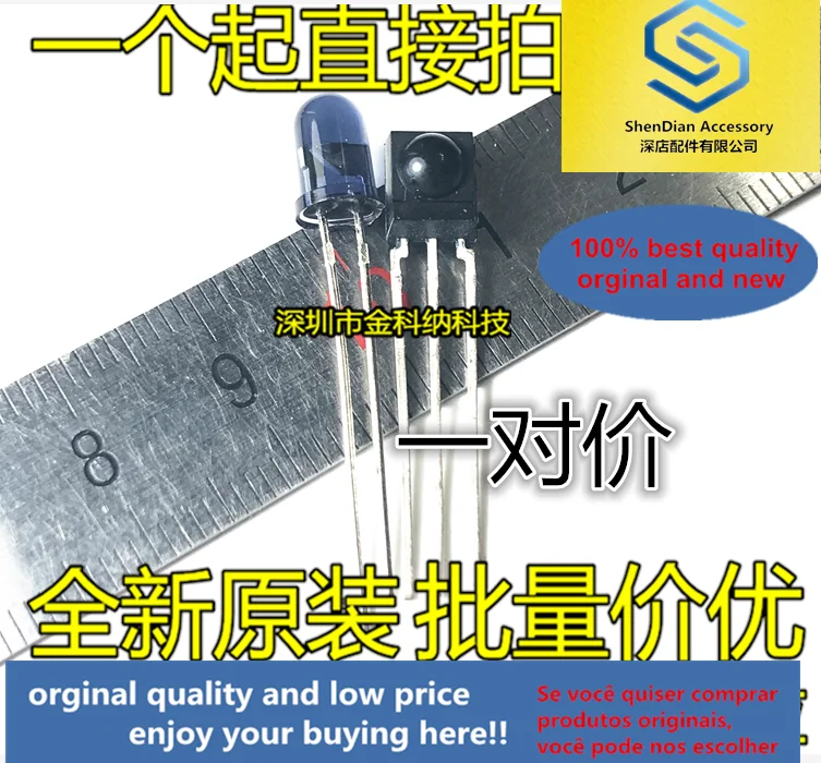 

10pcs only orginal new HS0038B transmitter tube TSAL6200 infrared pairing tube brand new original