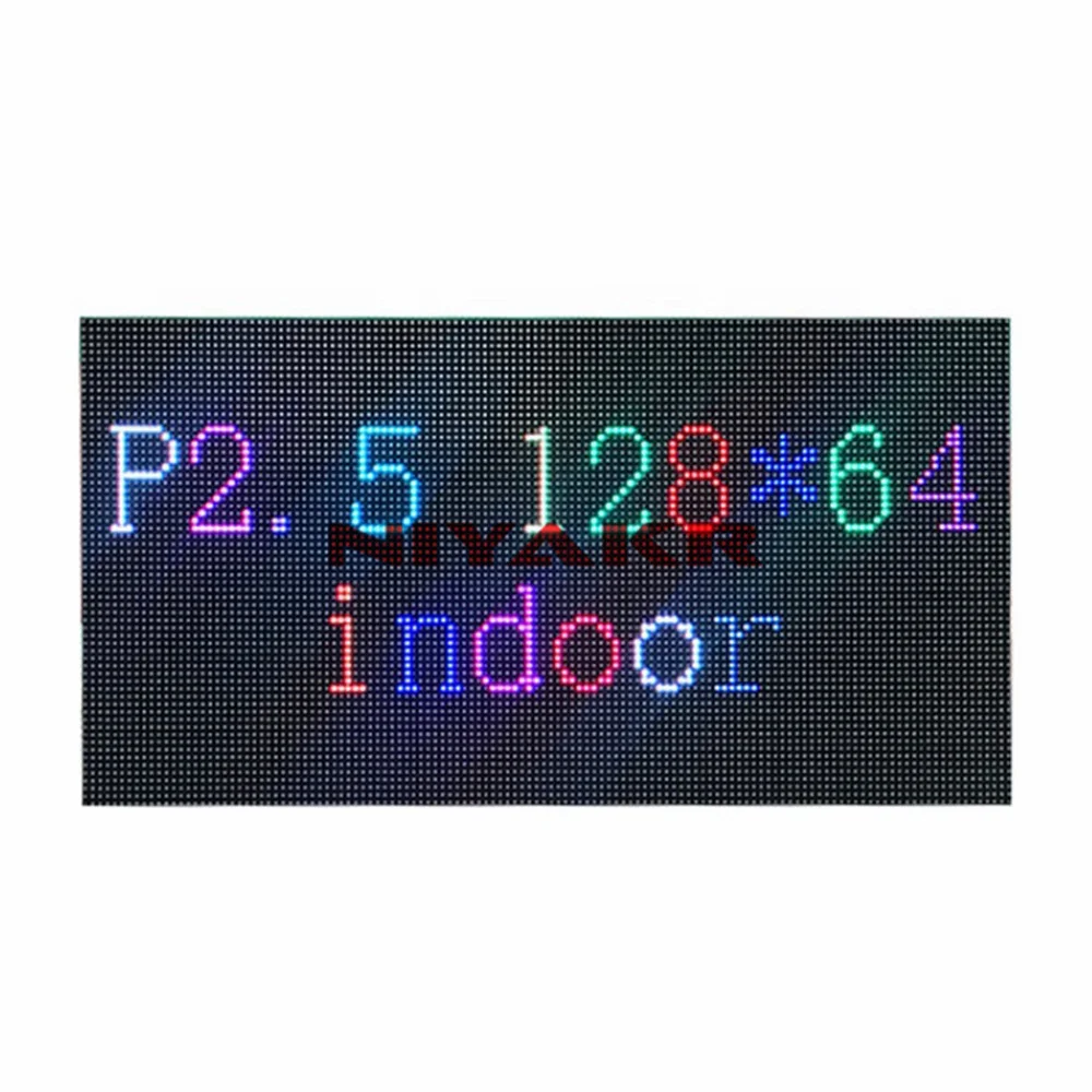 SMD a todo Color 3 en 1, matriz LED RGB para interiores, 128x64, módulo de pantalla LED P2.5, 320x160mm