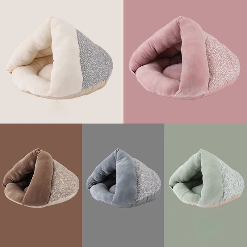 Cotton Soft Pet Beds INS Dog Bed for Small Dogs Breathable Sleeping Dog Accessories Casual Dog Kennel Worm Dog Mats Dropshipping