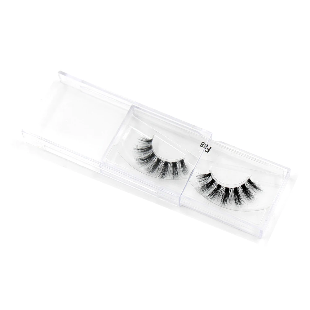 AMAOLAS Mink Eyelashes 3D Mink Lashes Natural False Eyelashes Full Strip Lashes Transparent Band Eyelashes 12 Styles Eye Lashes