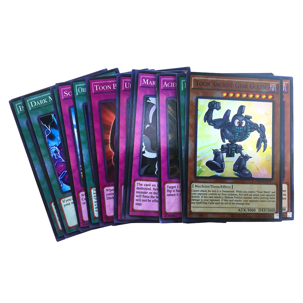 Dark Magician Anime Yugioh Collection Rare Cards Box Yu Gi Oh Playing Game Trading Battle Collectibles Cards for Child Gift Toys