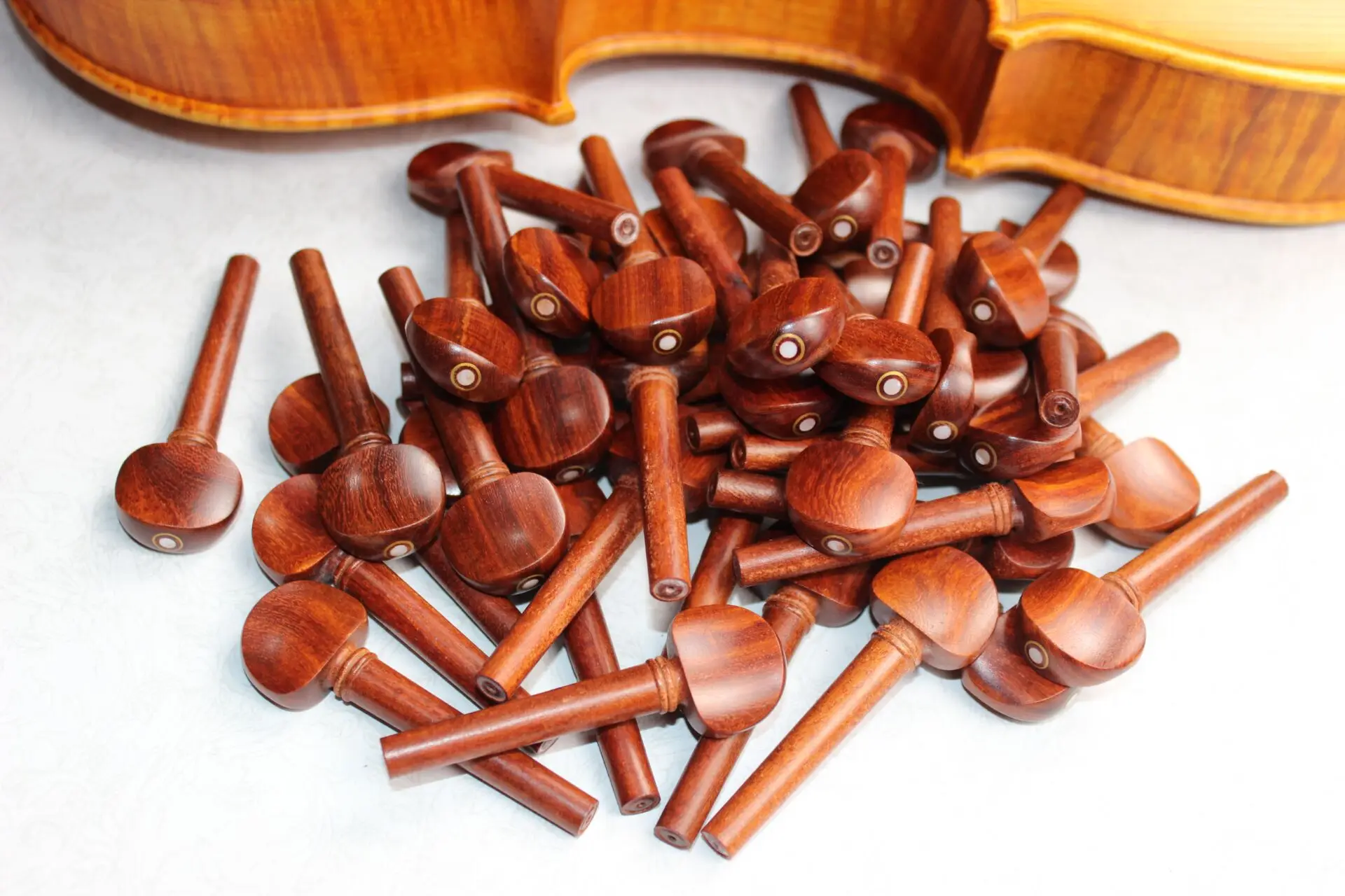 52 pcs high quality 4/4 full size rosewood Violin pegs