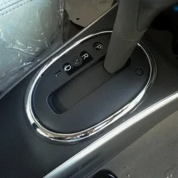 For Nissan Sunny Versa 2011-2018 ABS Chrome Car gear shift knob frame panel Cover Trim Sticker car styling accessories 1pcs