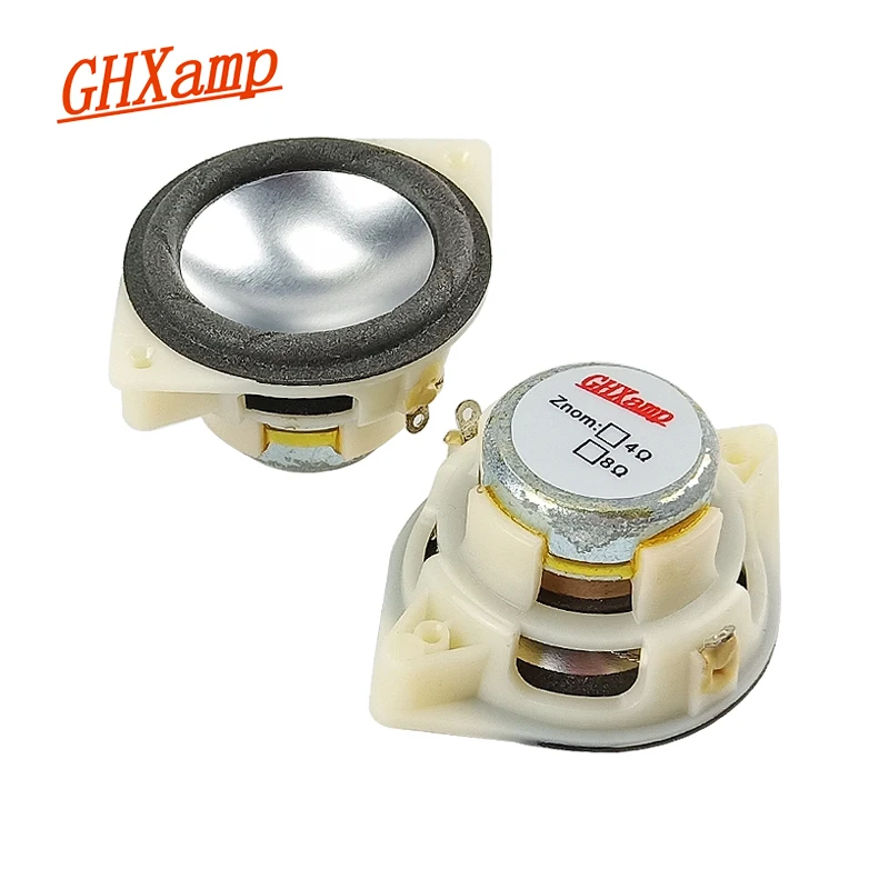 GHXAMP 1.5 inch 4ohm 5W full range speaker Long stroke Magnesium Aluminum cone Neodymium Desktop MINI Speaker Diy 2pc